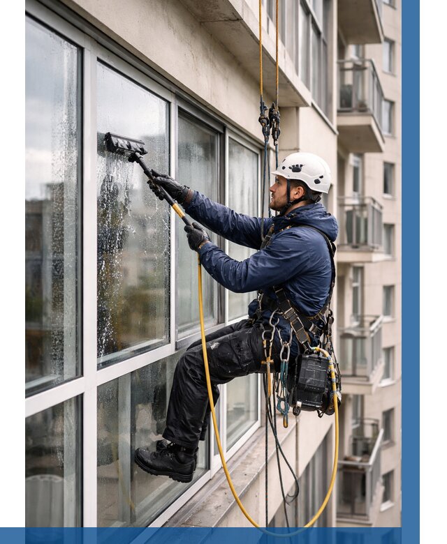 Мойка балконного остекления в Сасове от 3537 р. | ВЫСОТНИК-Ссв