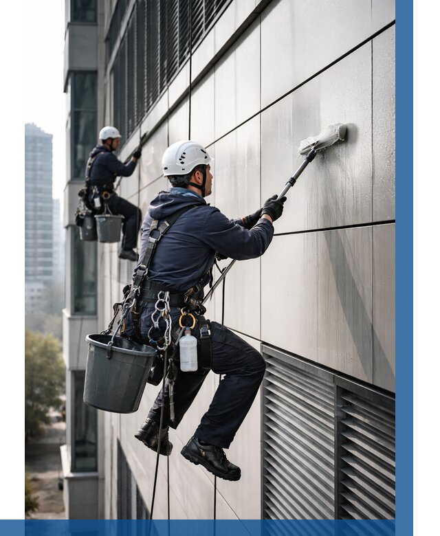 Мойка вентилируемого фасада в Сасове от 253 р. | ВЫСОТНИК-Ссв