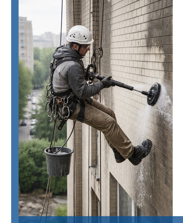 Очистка фасада от копоти в Сасове профессионально и безопасно