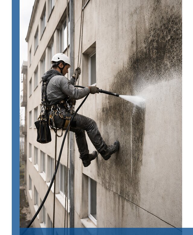 Профессиональная очистка фасадов от плесени в Сасове