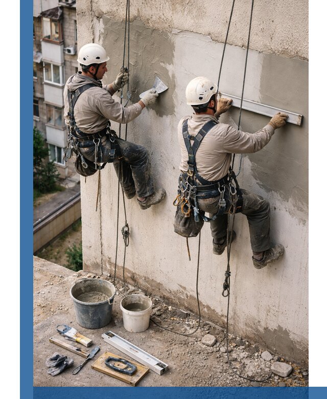 Комплексный ремонт штукатурного фасада с гарантией в Сасове