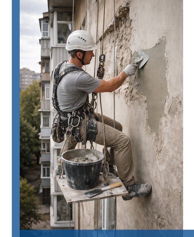 Восстановление фасадной штукатурки в Сасове с гарантией качества