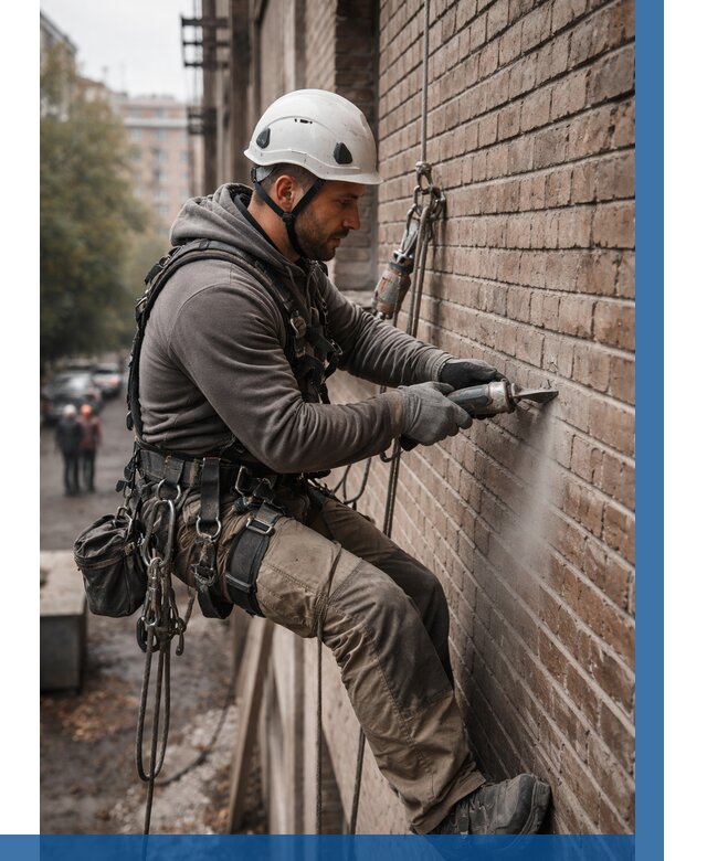 Расшивка кирпичных швов в Сасове от 606 р. | ВЫСОТНИК-Ссв