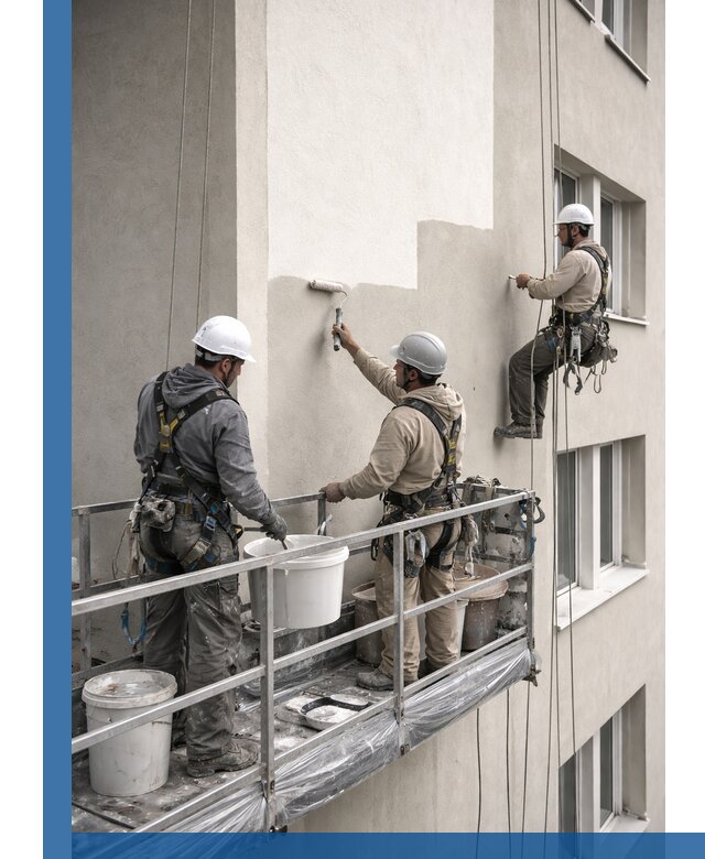 Покраска оштукатуренного фасада в Сасове под ключ с гарантией