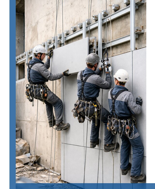 Монтаж вентилируемого фасада в Сасове под ключ с гарантией качества