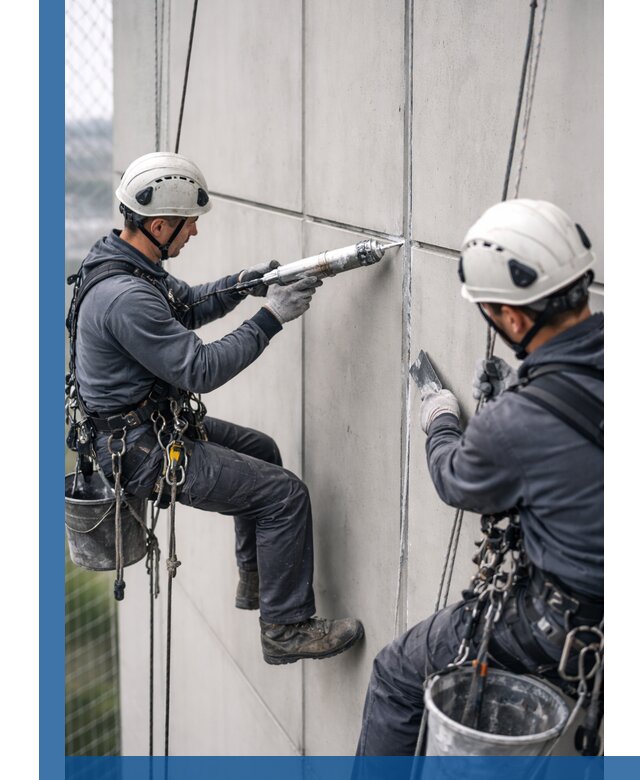 Первичная герметизация швов фасадов и кровель в Сасове