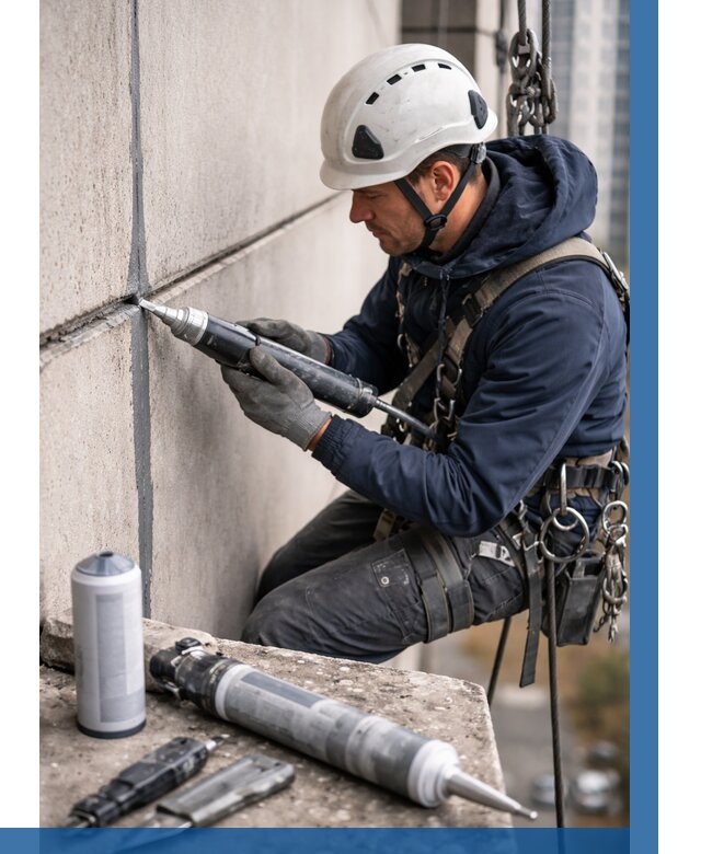 Вторичная герметизация швов в Сасове от 455 р. | ВЫСОТНИК-Ссв