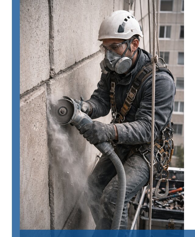 Штробление межпанельных швов в Сасове качественно и быстро