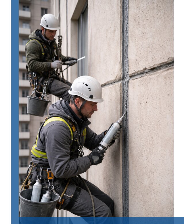 Герметизация деформационных швов фасада в Сасове качественно