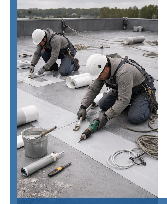 Ремонт мембранной кровли в Сасове качественно и с гарантией