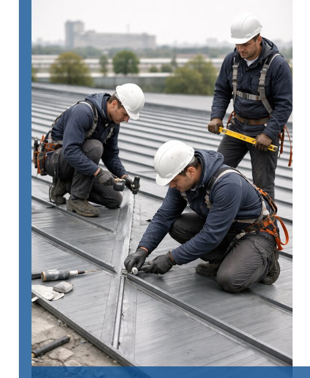 Ремонт фальцевой кровли в Сасове срочно и качественно