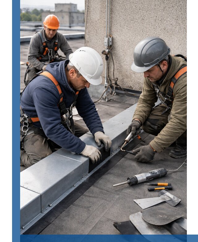 Ремонт кровельных примыканий в Сасове профессионально