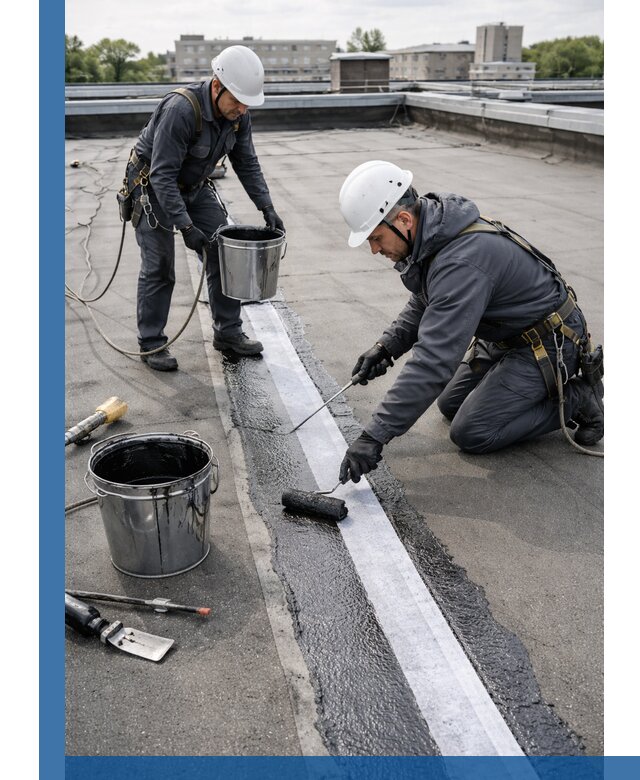 Гидроизоляция кровли мастикой в Сасове надежная защита