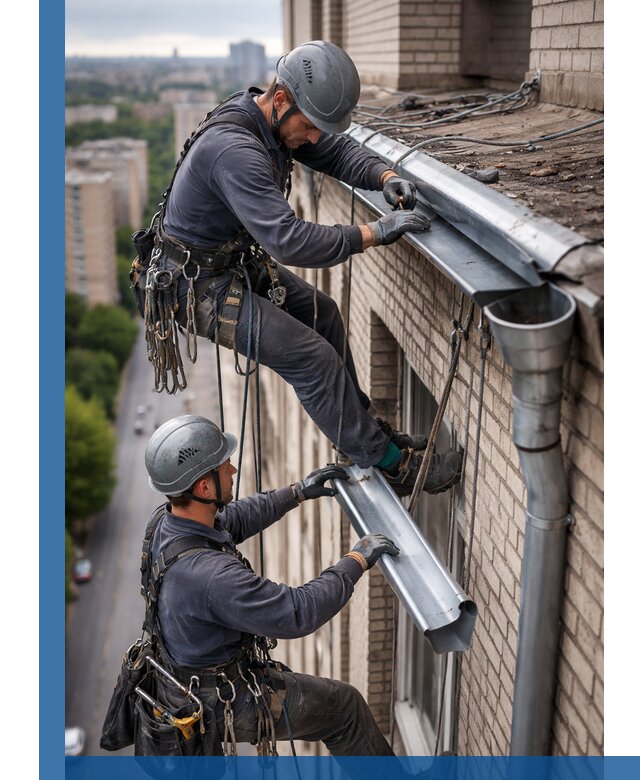 Ремонт водосточных желобов в Сасове, быстро и качественно