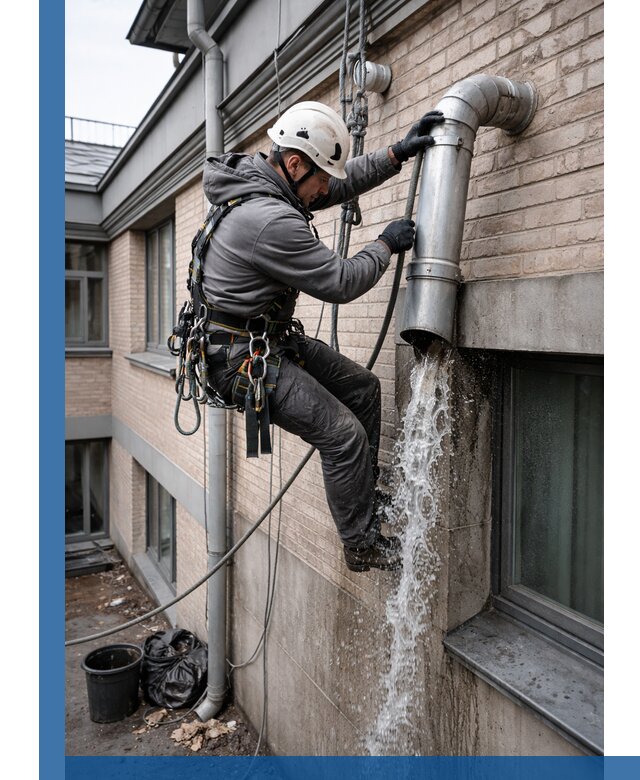 Профессиональная прочистка водосточных труб в Сасове с гарантией