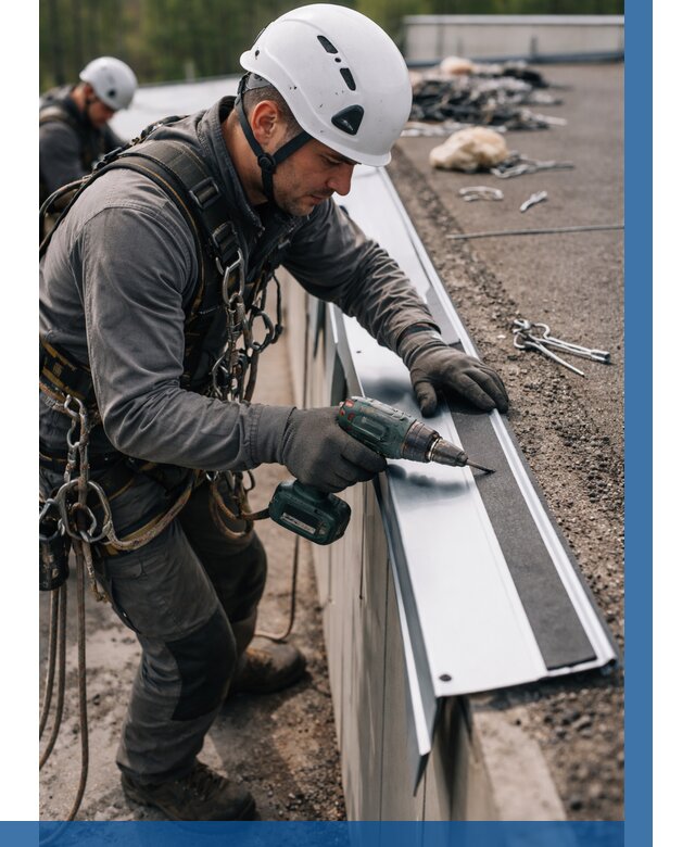 Монтаж капельника на кровле в Сасове от 303 р. | ВЫСОТНИК-Ссв