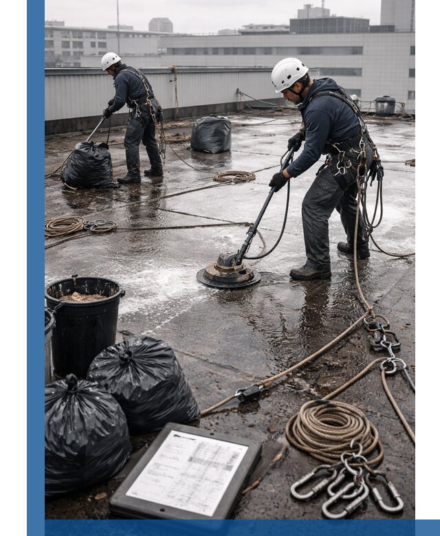 Плановая очистка кровли по графику в Сасове для безопасности