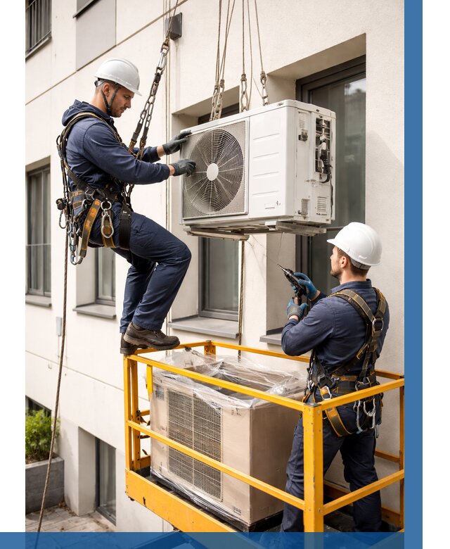 Демонтаж внешнего блока кондиционера в Сасове от 3537 р. | ВЫСОТНИК-Ссв