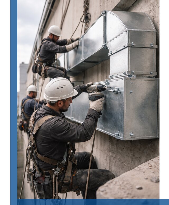 Профессиональный монтаж вентиляционных коробов в Сасове под ключ