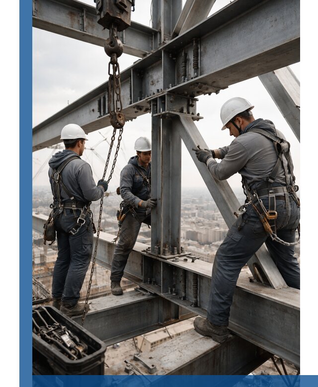 Профессиональный монтаж металлоконструкций на высоте в Сасове