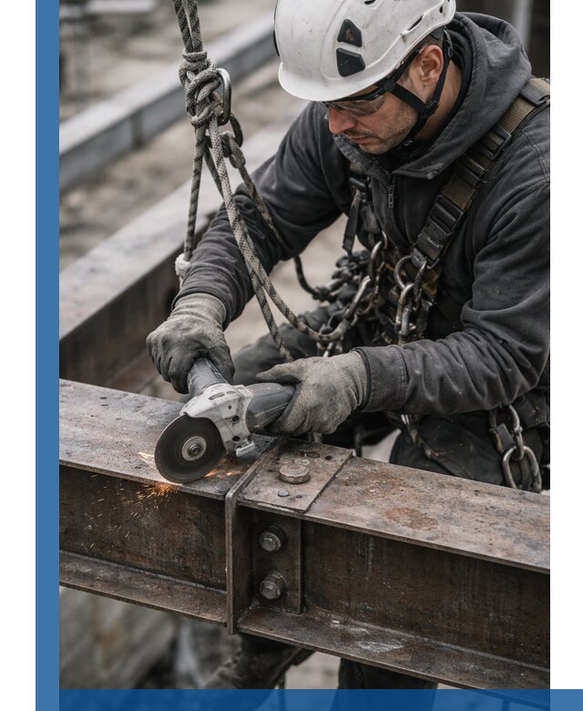 Резка металла на высоте в Сасове для зданий и конструкций