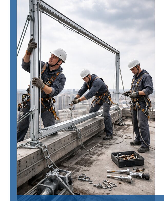 Монтаж крышных рекламных конструкций под ключ в Сасове