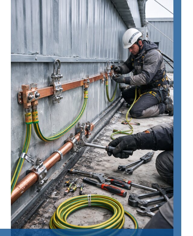 Монтаж заземления здания в Сасове от 25263 р. | ВЫСОТНИК-Ссв