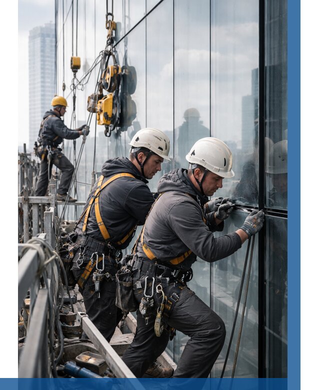 Структурное остекление фасадов в Сасове от 9600 р. | ВЫСОТНИК-Ссв