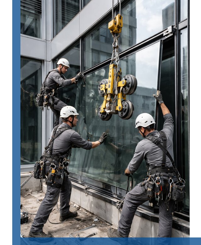 Структурное остекление фасадов в Сасове монтаж и обслуживание