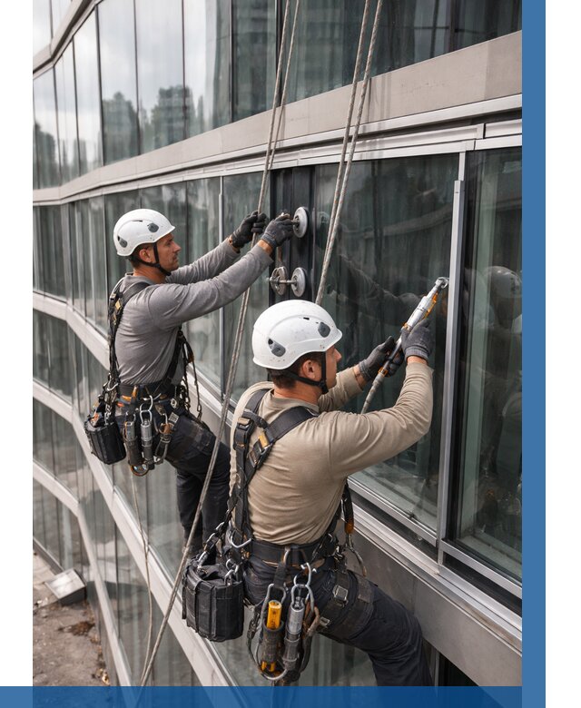 Радиусное остекление фасада в Сасове от 12126 р. | ВЫСОТНИК-Ссв