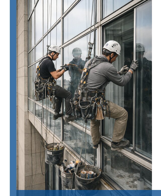 Ремонт витражных конструкций и фасадного остекления в Сасове