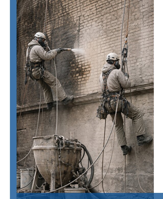 Пескоструйная очистка фасадов в Сасове профессионально