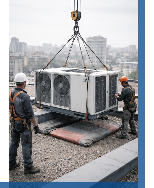 Подъем груза на крышу в Сасове от 5053 р. | ВЫСОТНИК-Ссв заказать