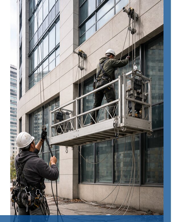 Монтаж и подъем фасадной люльки в Сасове от 12126 р. | ВЫСОТНИК-Ссв