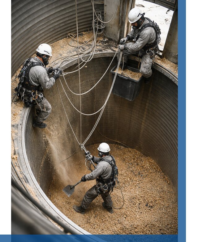 Чистка зерновых бункеров в Сасове от 12126 р. | ВЫСОТНИК-Ссв