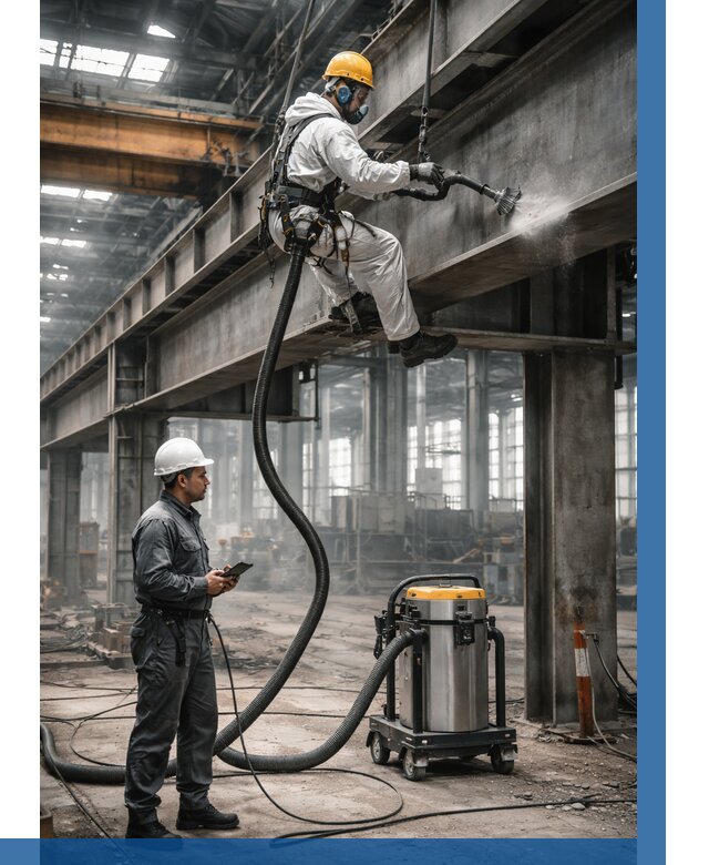 Обеспыливание конструкций в цехе в Сасове от 4244 р. | ВЫСОТНИК-Ссв