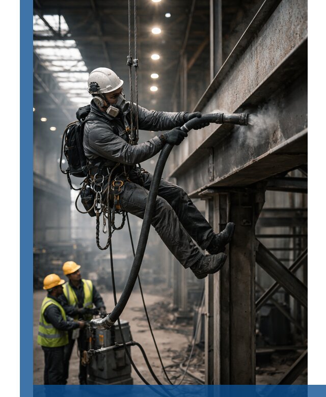 Обеспыливание конструкций в цехах промышленного производства в Сасове