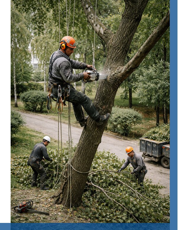 Кронирование деревьев в Сасове от 6568 р. | ВЫСОТНИК-Ссв