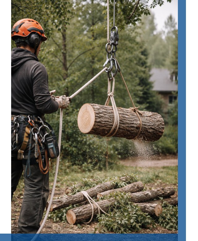 Валка деревьев частями в Сасове от 7579 р. | ВЫСОТНИК-Ссв