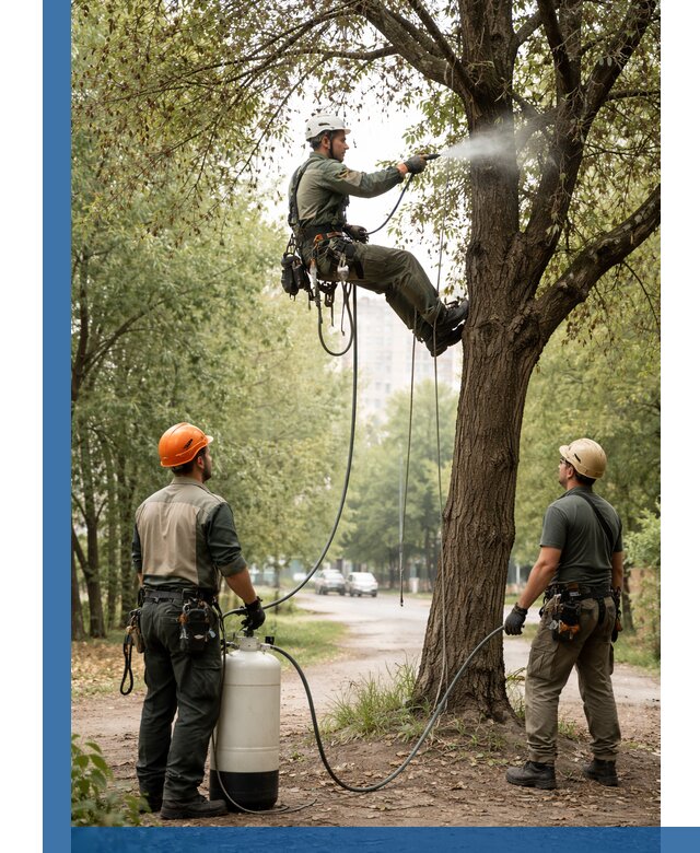 Обработка деревьев от вредителей в Сасове профессиональная защита