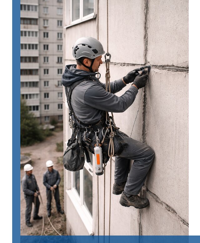 Обследование межпанельных швов и герметизация в Сасове