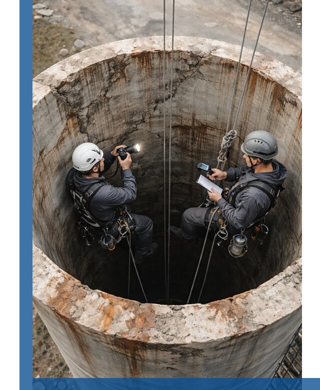 Обследование дымовой трубы: диагностика и оценка состояния в Сасове